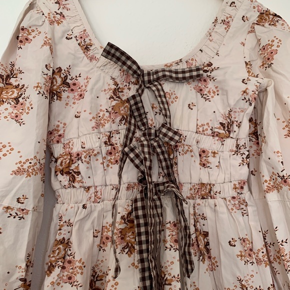 Damson Madder Dakota Bow Midi Dress - Picture 8 of 14